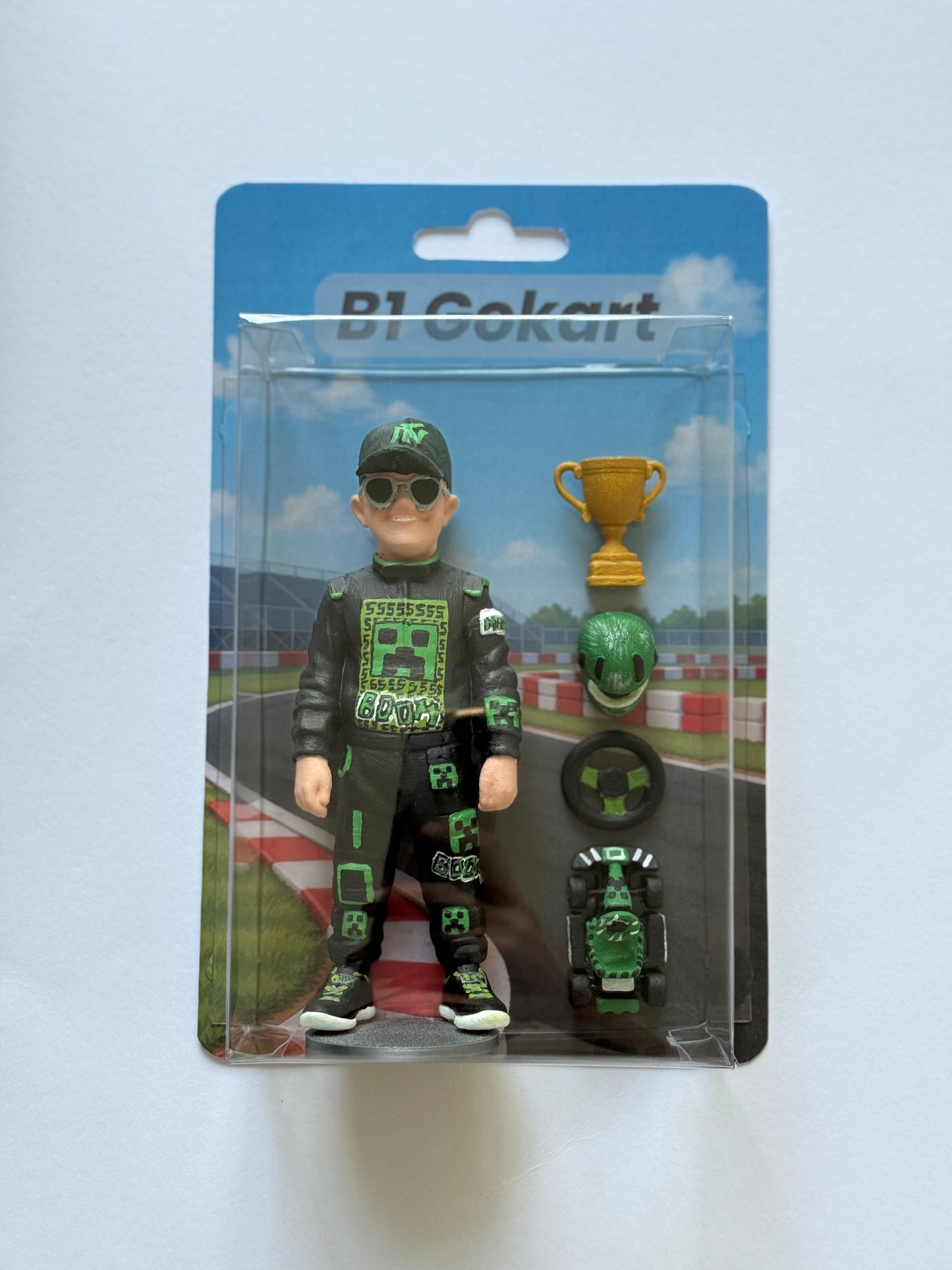 Custom Action Figure About You - ActionDoll with 4 accessories