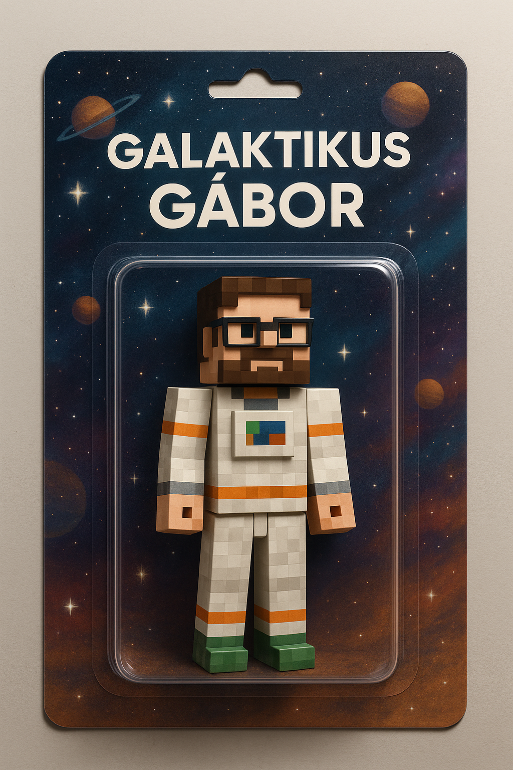 Egyedi Akciófigura Rólad - Minecraft stílusban