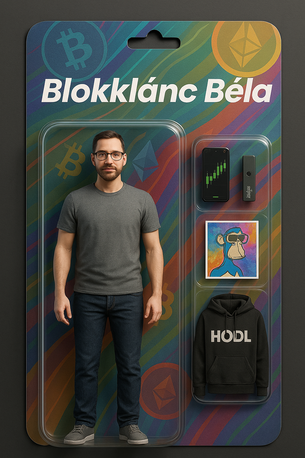 Custom Action Figure About You - ActionDoll with 4 accessories