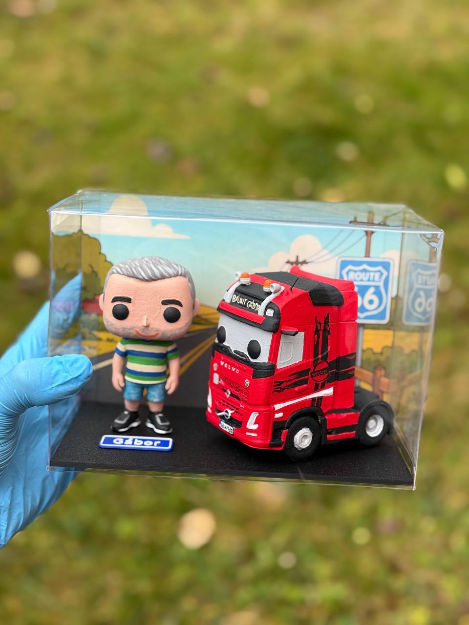 Custom Funko-Style Figure with Your Favourite Vehicle