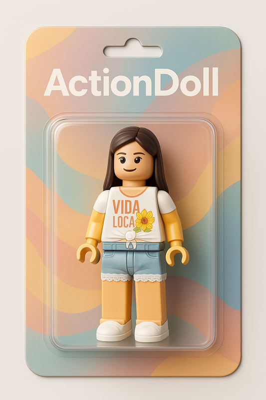 Unique Lego-style figure – A buildable keepsake made of you!
