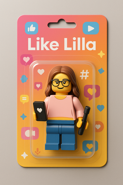 Unique Lego-style figure – A buildable keepsake made of you!