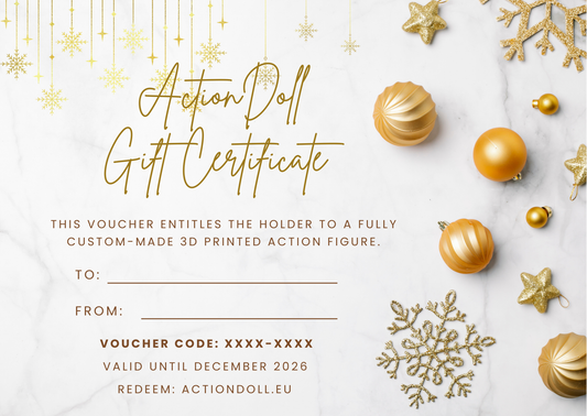 ActionDoll Gift Card - Gold