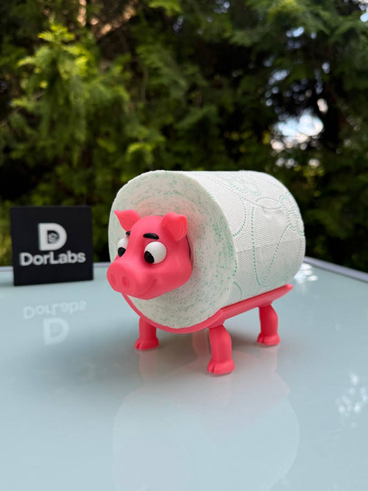 Pig Toilet Paper Holder
