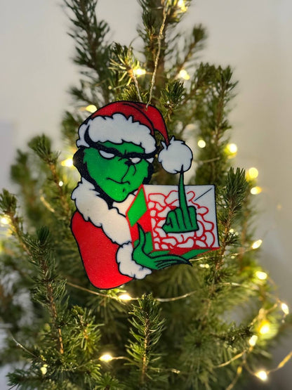 Tróger Grinch Christmas Tree Ornament – ​​The most cheeky inhabitant of the tree!