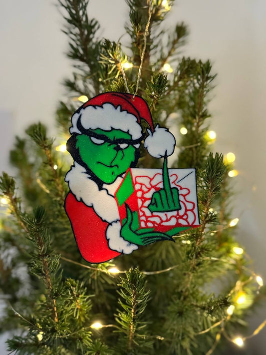 Tróger Grinch Christmas Tree Ornament – ​​The most cheeky inhabitant of the tree!
